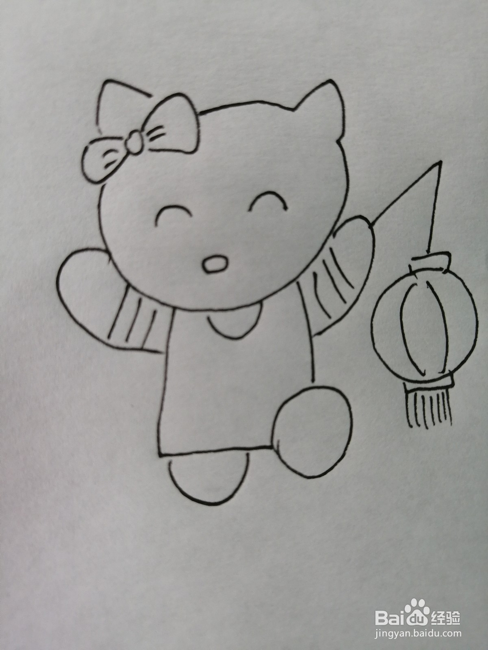 <b>提着灯笼的可爱的凯蒂猫怎么画</b>