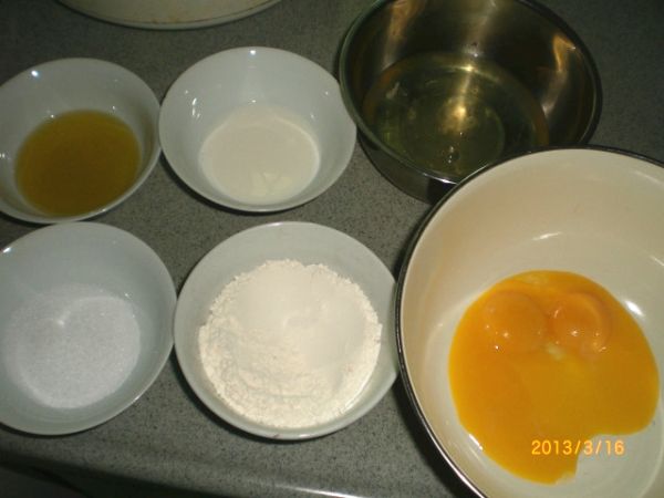 木糖醇椰香蛋糕