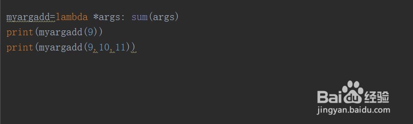 python 的Lambda表达式