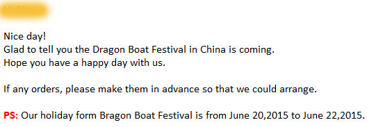 外贸如何发端午节邮件