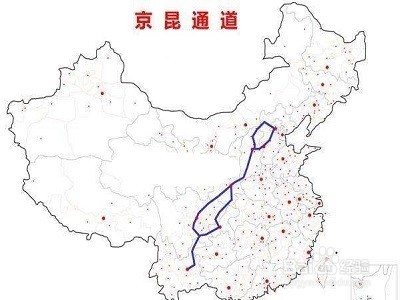 高速铁路网”八纵通道“是哪八条高速铁路通道