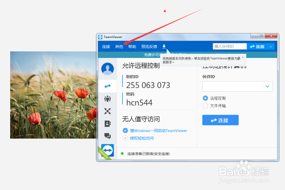 如何设置teamviewer的主题为暗风格？