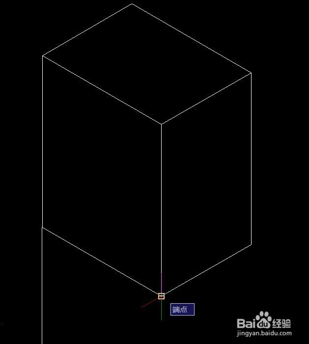 CAD轴测图画的长方体怎么标注