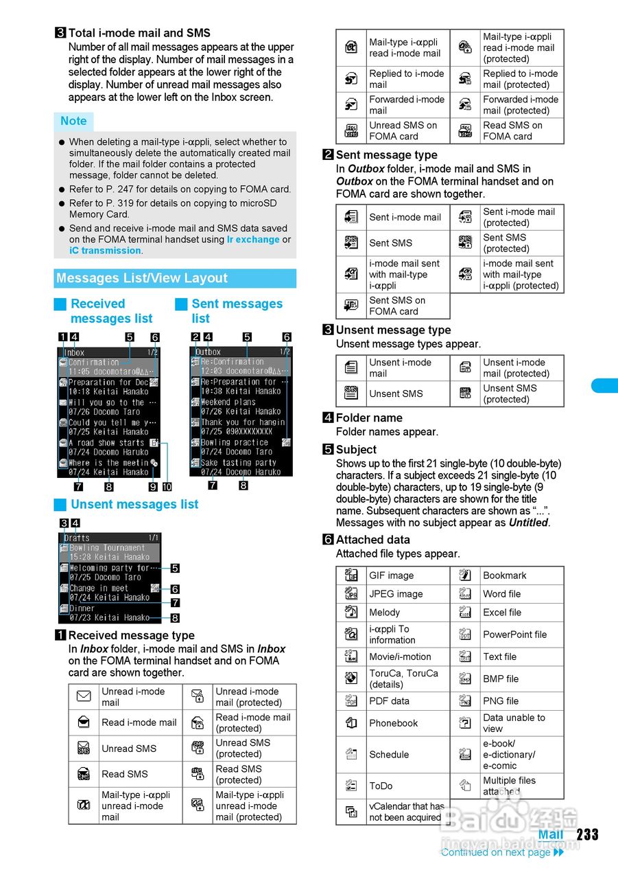 DoCoMo SH904i移动电话说明书:[24]