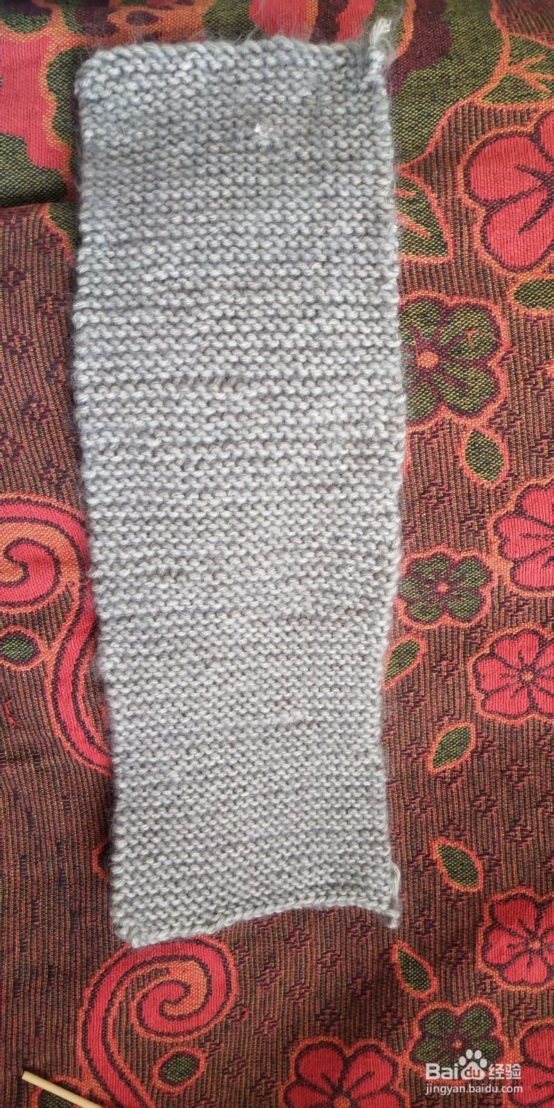 只有一种针式的围巾最简织法