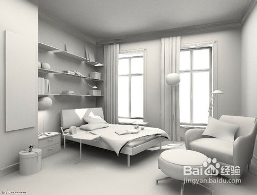 3dmax的模型投影设置