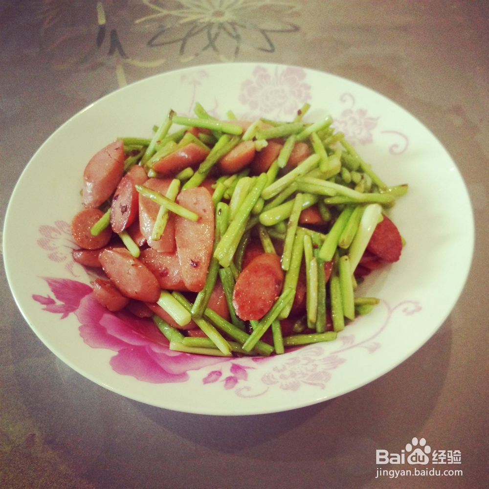 蒜薹炒火腿怎么做好吃呢