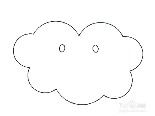 云朵图片简笔画