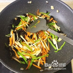 杏鲍菇素炒三丝