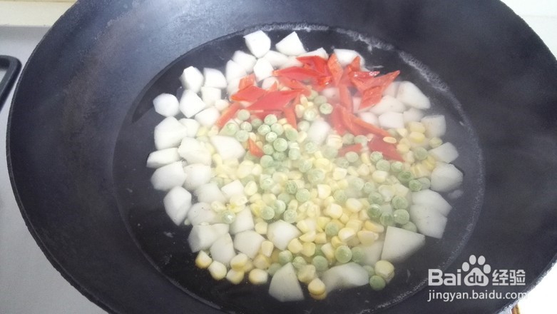 家常荸荠炒虾仁