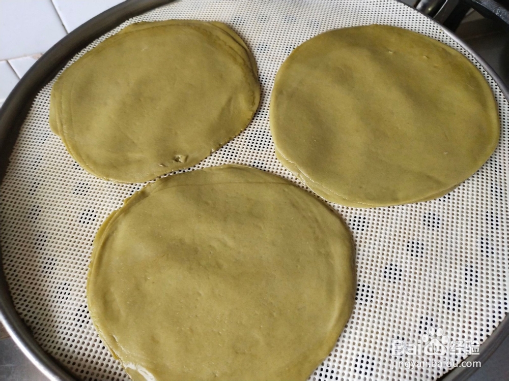 饺子皮薄饼的步骤