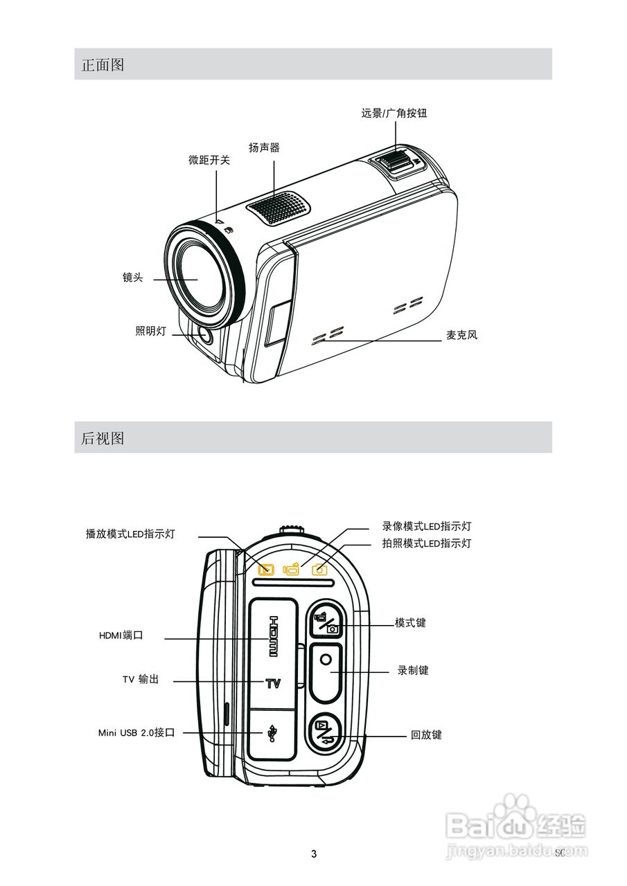 海尔DV-V85数码摄像机说明书:[1]