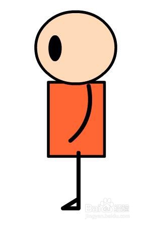 flash绘制一个卡通人物