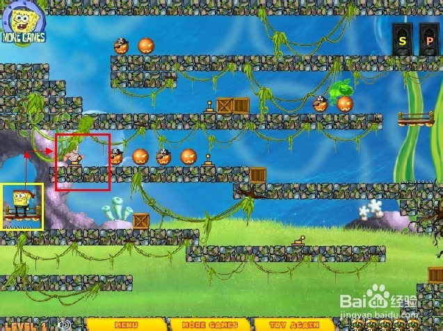 海绵宝宝闹鬼节游戏攻略