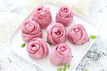 怎么做紫薯玫瑰花馒头