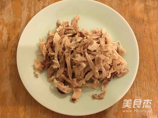 五彩鸡丝大拉皮