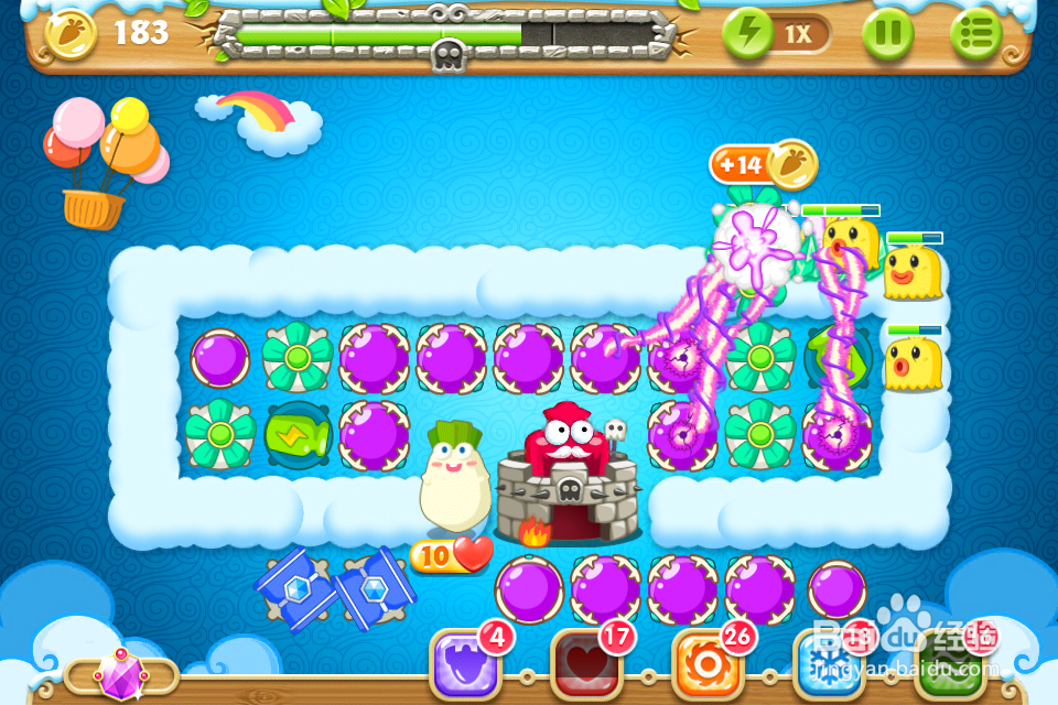 保卫萝卜2 极地55关攻略：[55]第五十五关