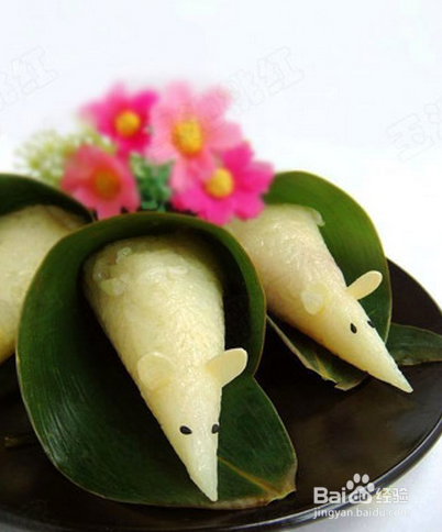 美食123===小老鼠粽