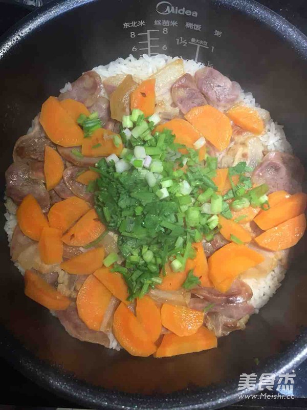电饭锅腊味饭
