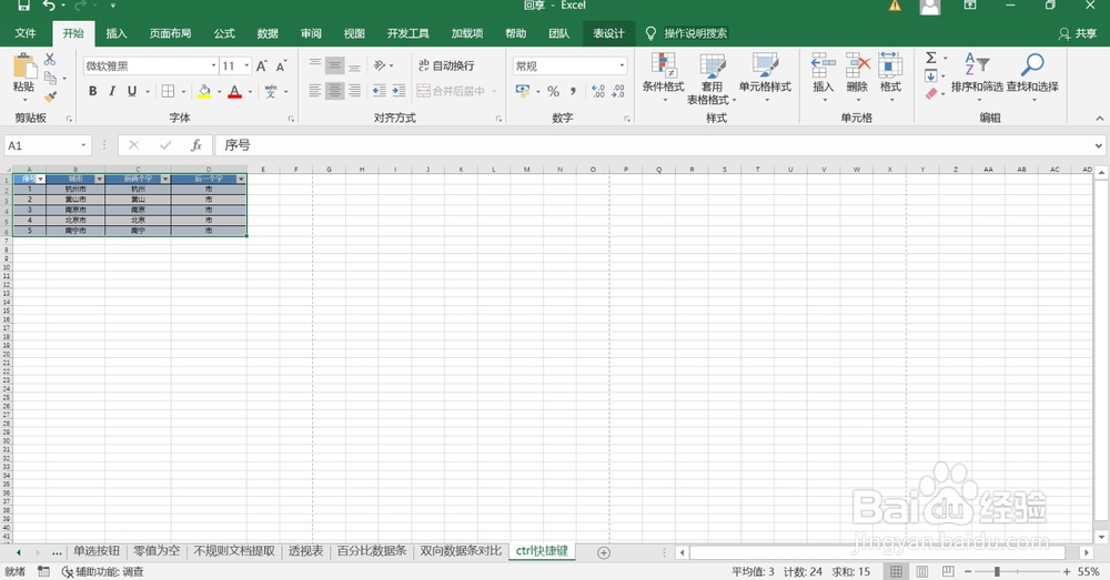excel中关于ctrl的10个快捷键,你会几个
