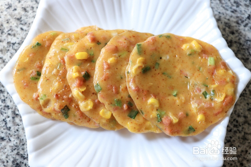 教你香软可口的火腿玉米早餐饼简单好上