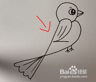 123画小鸟怎么画