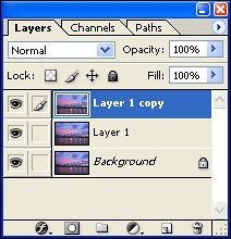 使用Photoshop绘制海滨城市夜景灯光图