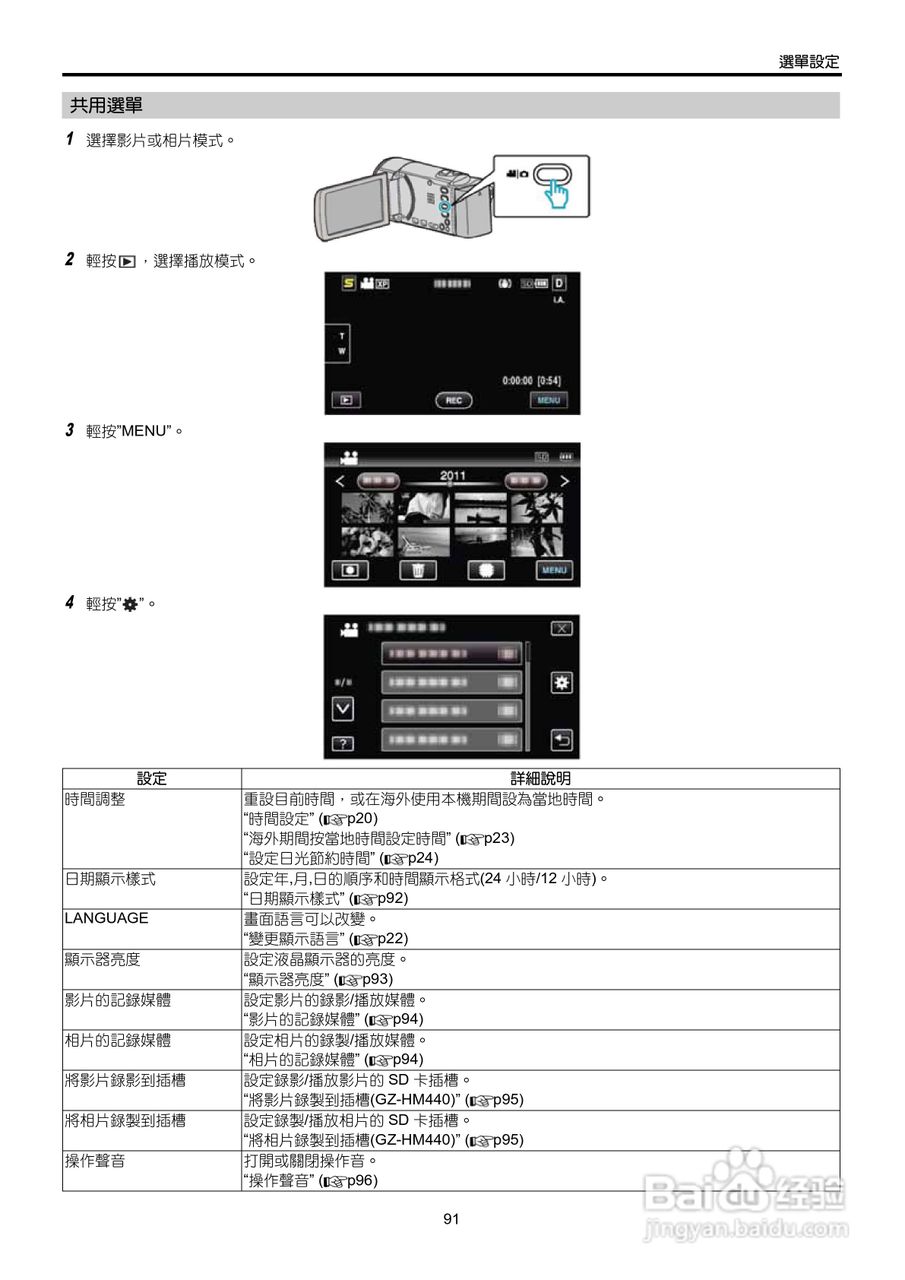 胜利GZ-HM690数码摄像机使用说明书:[10]