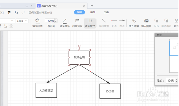 如何用WPS制作Visio流程图
