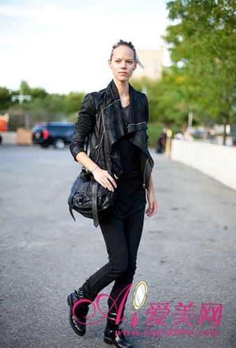 皮衣在秋冬要怎样搭配才好看