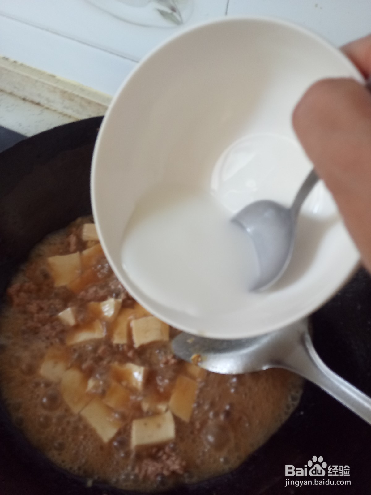 家常肉糜嫩豆腐