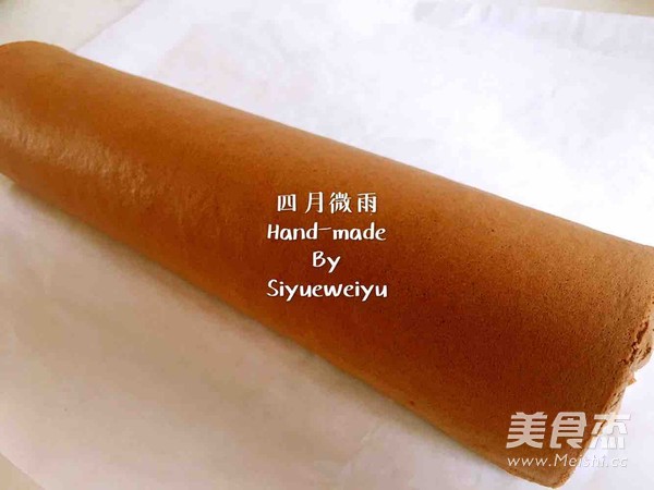 日式巧克力棉花蛋糕卷