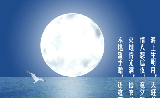 有关月亮的诗句
