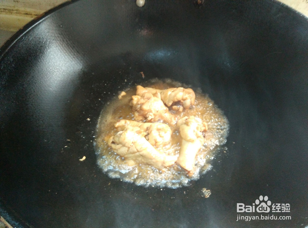 无油如何做出美味的葱香鸡腿