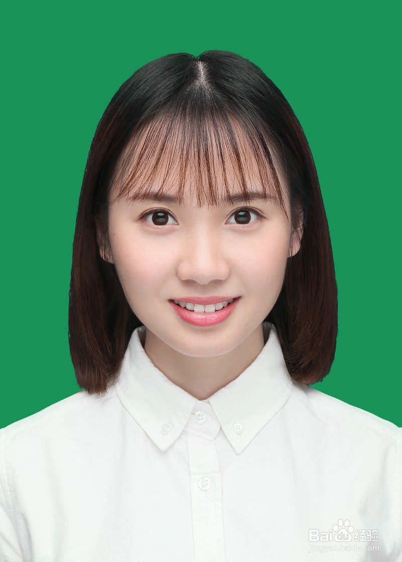 ps如何快速换证件照底色
