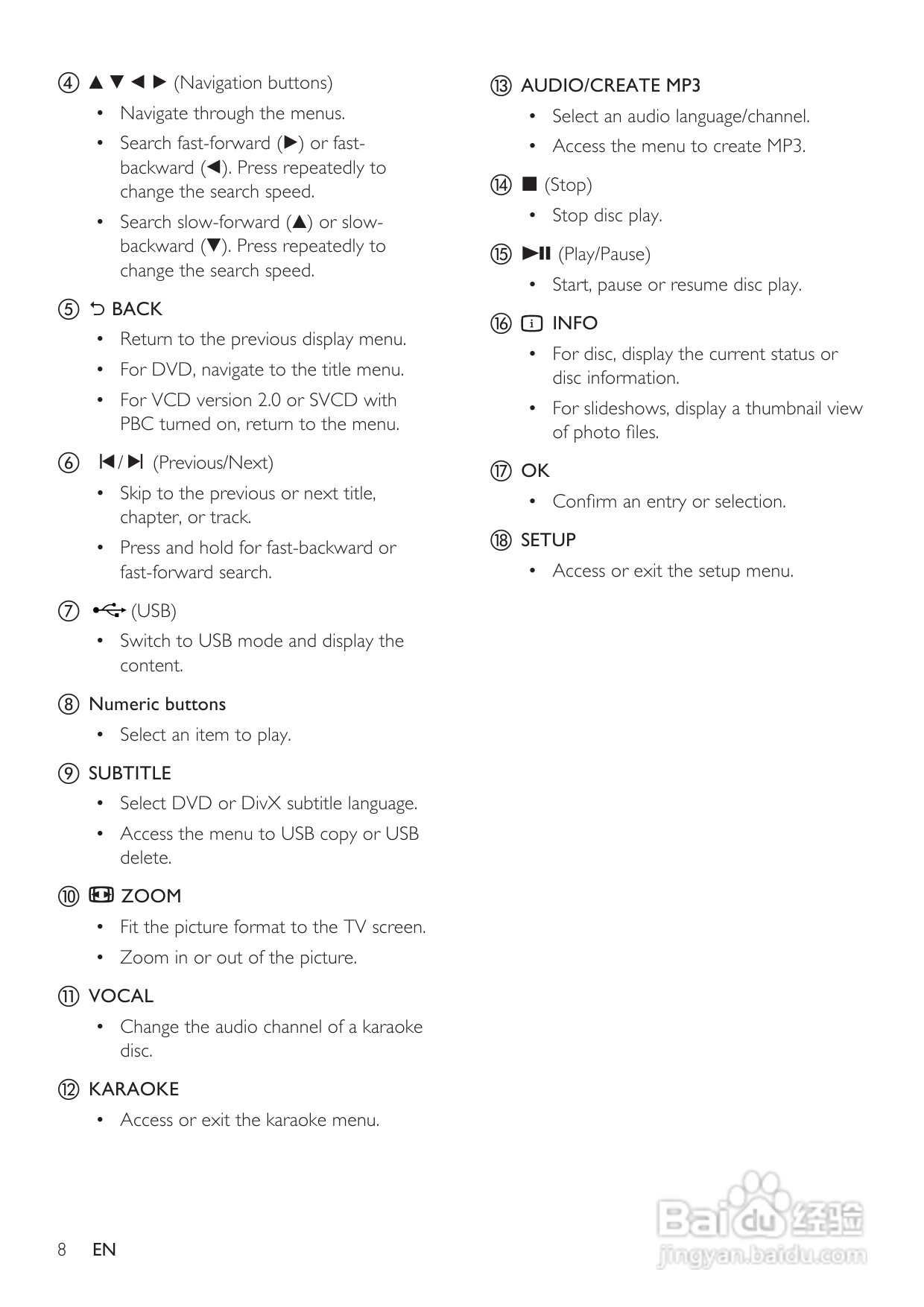 飞利浦DVP3388K/98 DVD播放机使用说明书:[1]