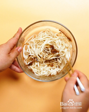 花生酱拌面如何制作