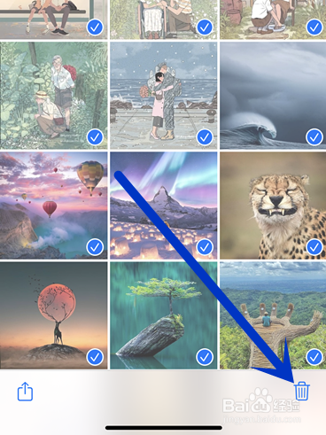 苹果手机如何批量清理相册照片？