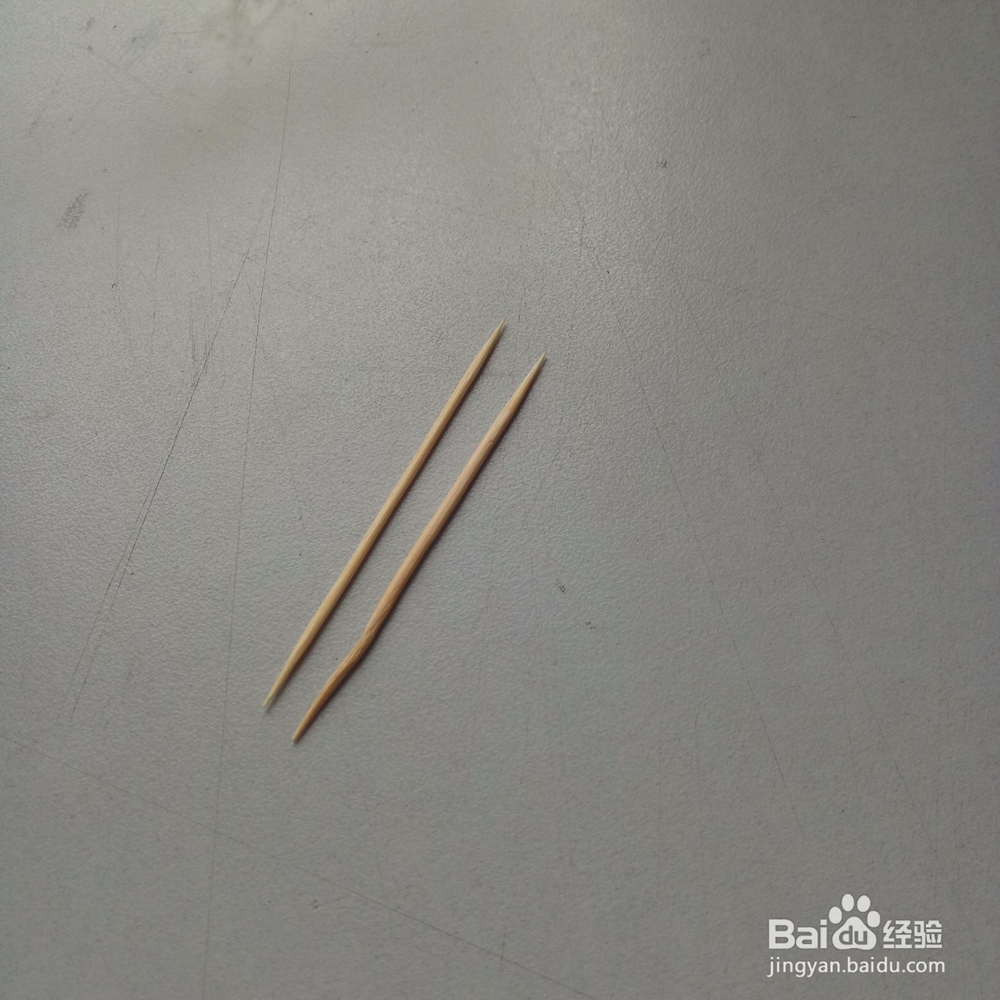 用牙签怎样拼一个五角星