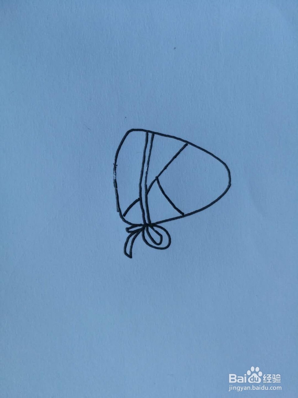 简笔画粽子宝宝