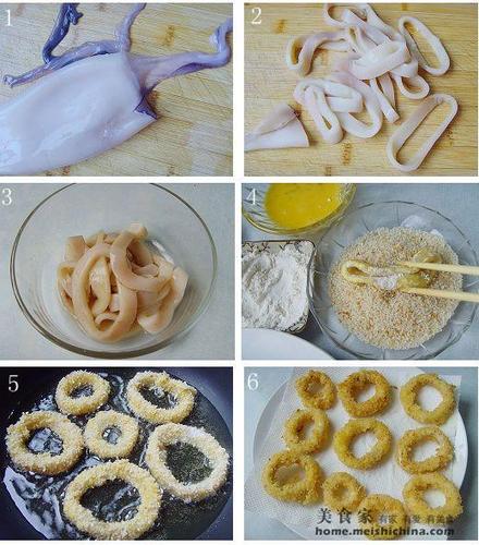 【风味小吃】黄金鱿鱼圈