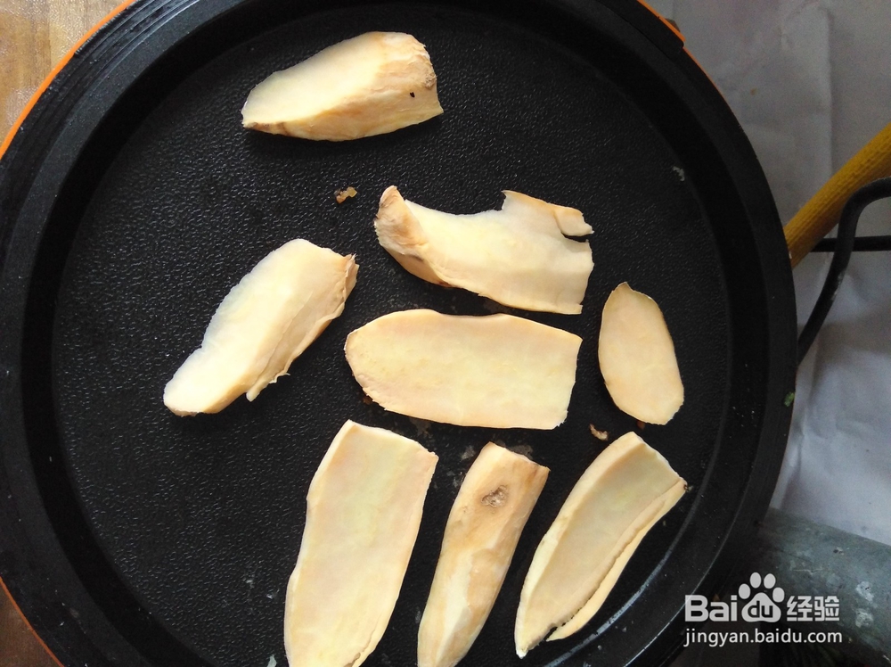 电饼铛烤红薯片-----家庭简单版