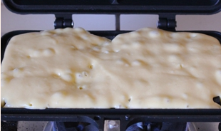水果华夫饼的做法