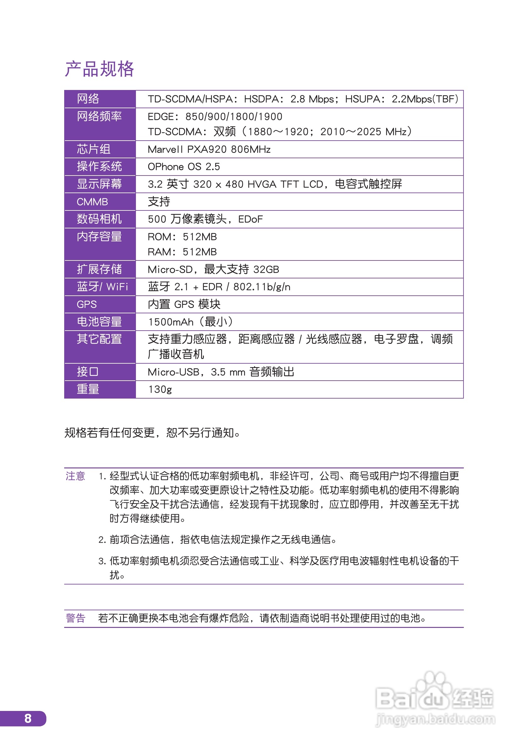 华硕 ASUS T20手机使用说明书:[1]