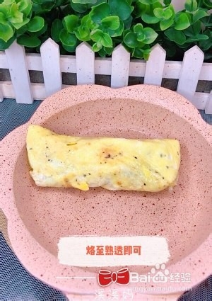 食补养生秋葵厚蛋烧的做法