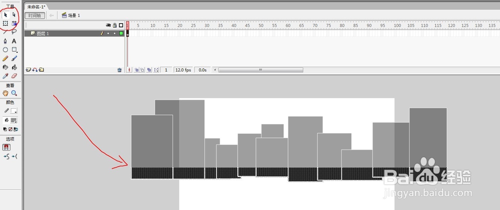 用Flash绘制一个城市背景的教程