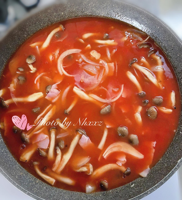 番茄原汁煮意大利面