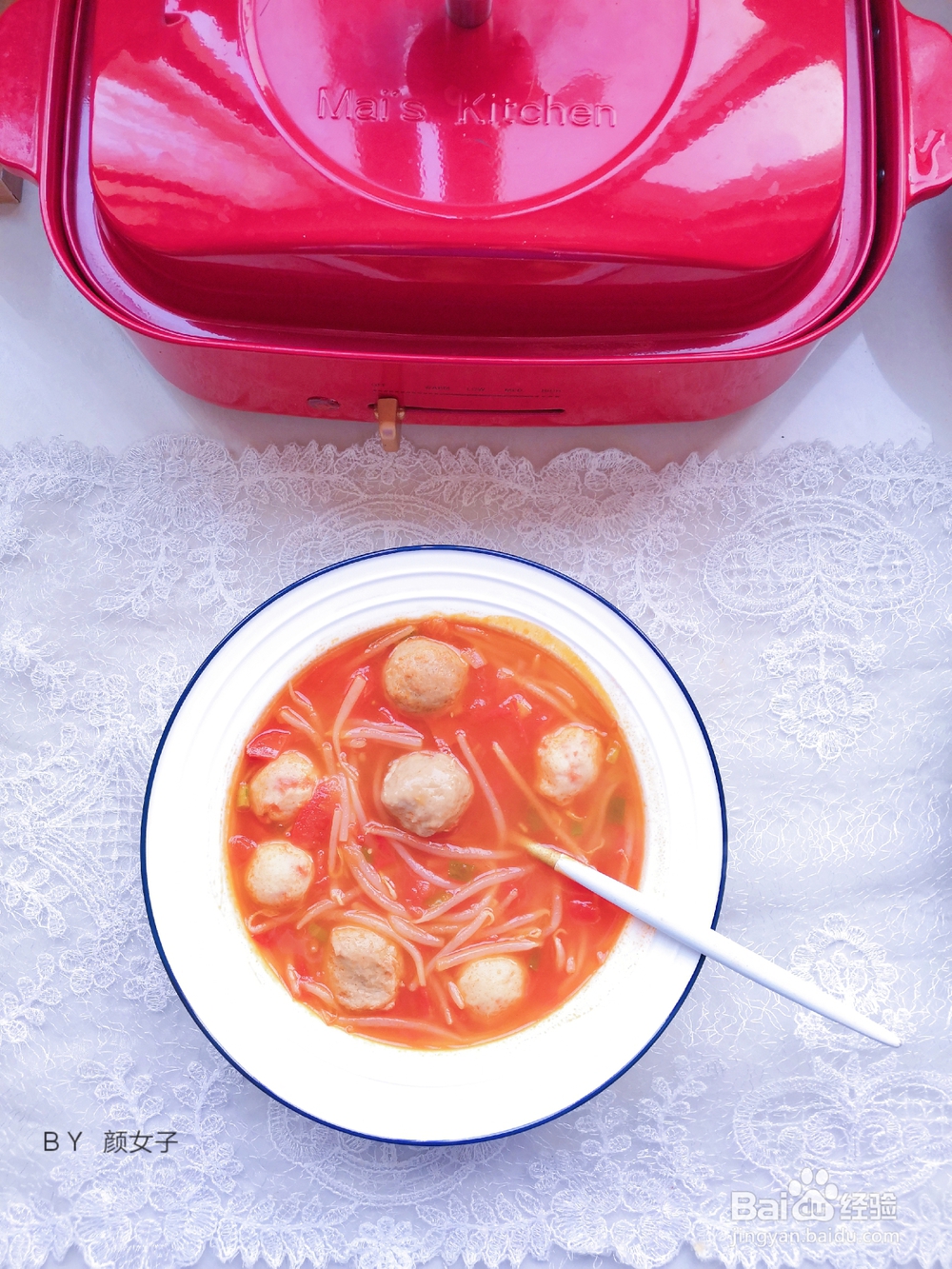 简单无压力做番茄鱼丸汤