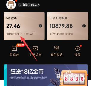 京东怎么还白条