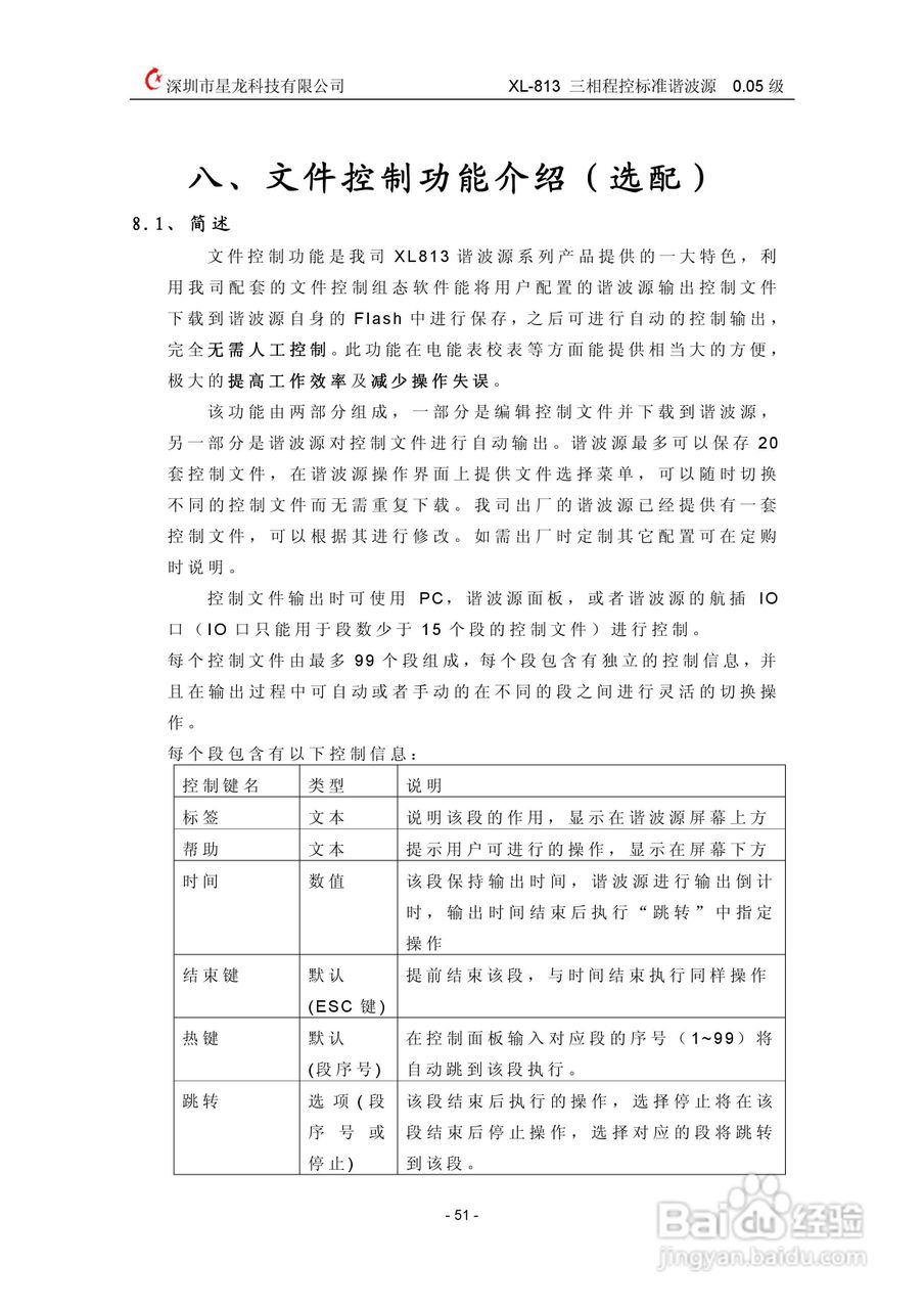 xl813三相程控谐波功率源说明书:[6]